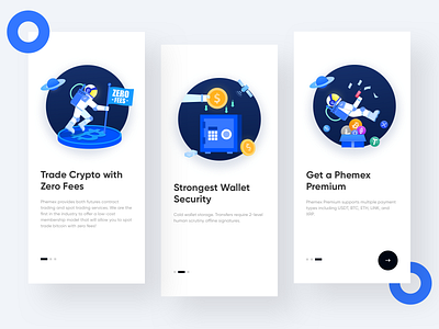 Guide page app blockchain card clean creative direction crypto cryptocurrency design guidepage icon illustration ui