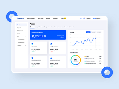 Crypto Dashboard by Code_M on Dribbble