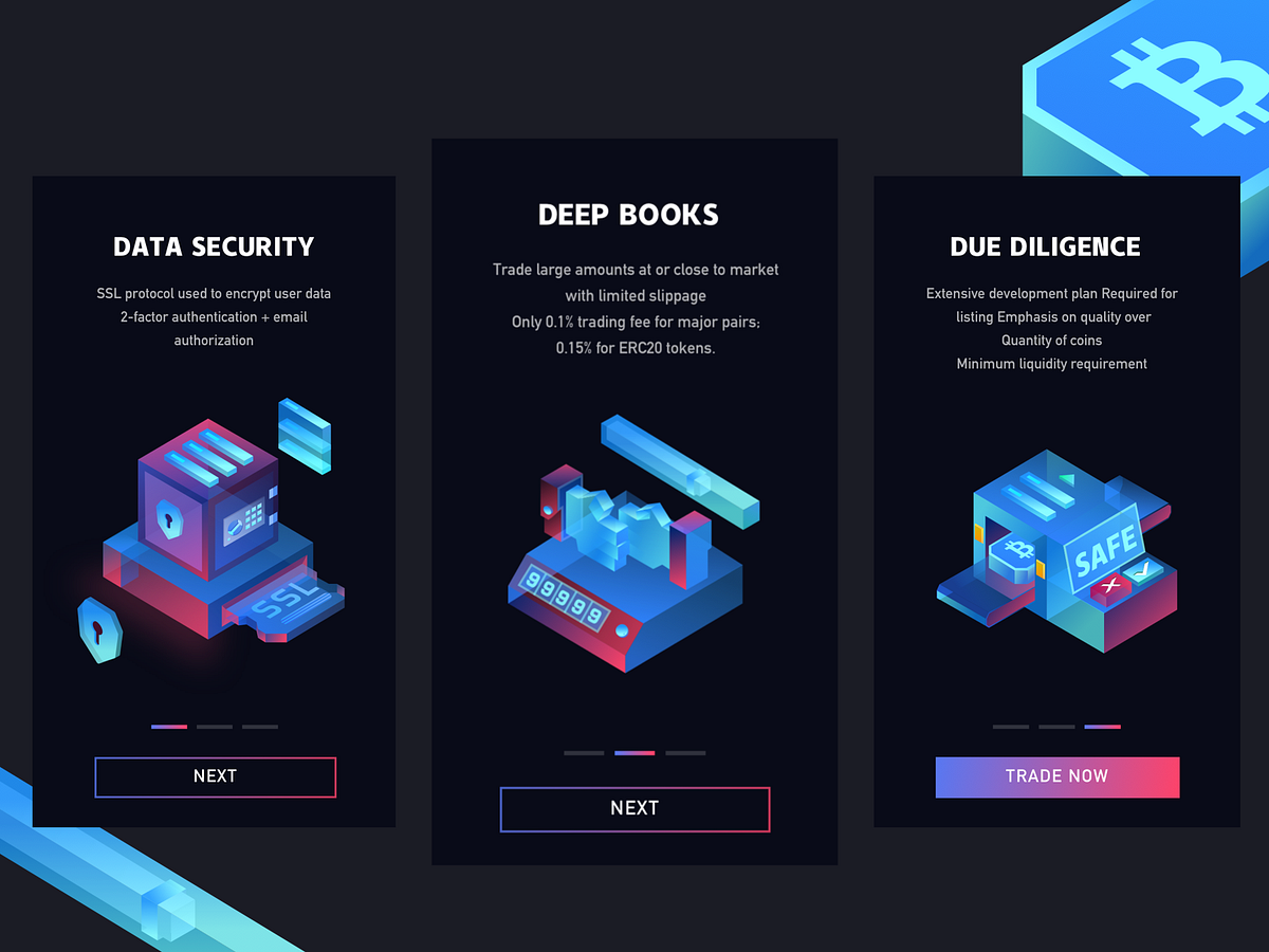 Guide page by Code_M on Dribbble