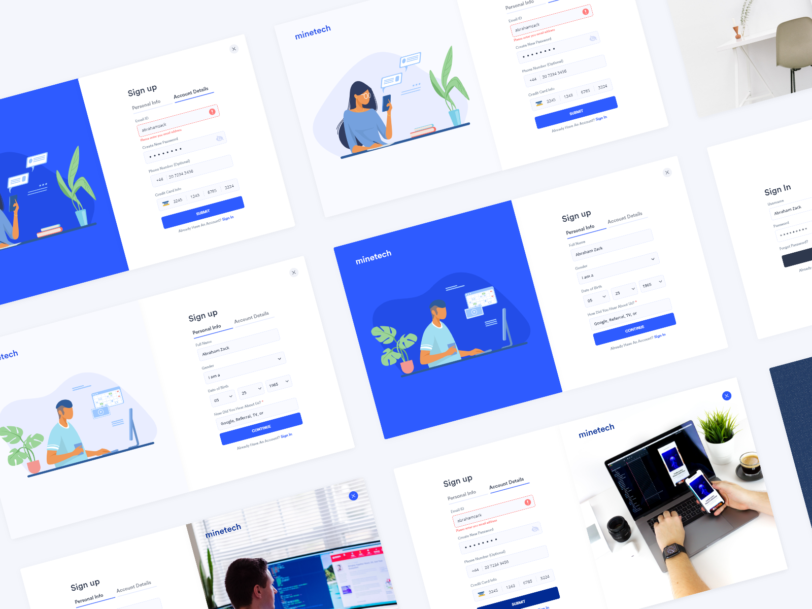 Sign Up Onboarding Free Ui Kit By Firos Nv On Dribbble