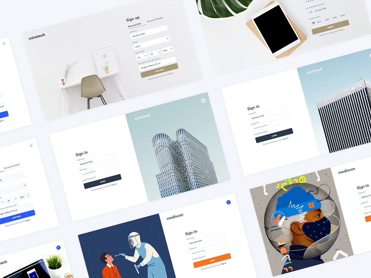 Sign Up Onboarding Free Ui Kit By Firos Nv On Dribbble