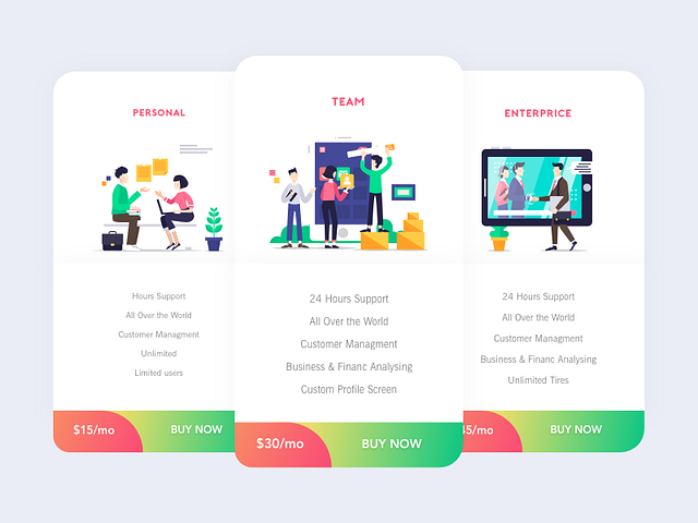 Free Ui Kit Price Page By Firos Nv On Dribbble