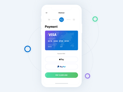 Checkout app applepay apps behance design dribbble interface ios minimal minimalism pay payment paypal ui ux