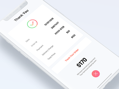 Order Success app apps behance colors cool design dribbble ios minimal minimal app online order retail successful ui ux vector