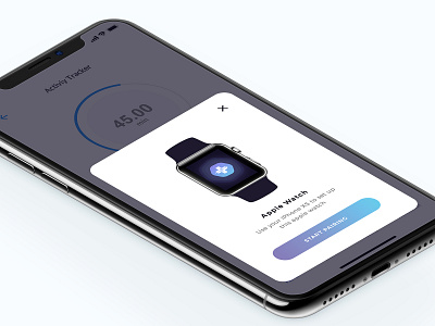 Pairing apple watch - Activity Monitor app apps design dribbble health interface ios medical minimal pairing ui ux