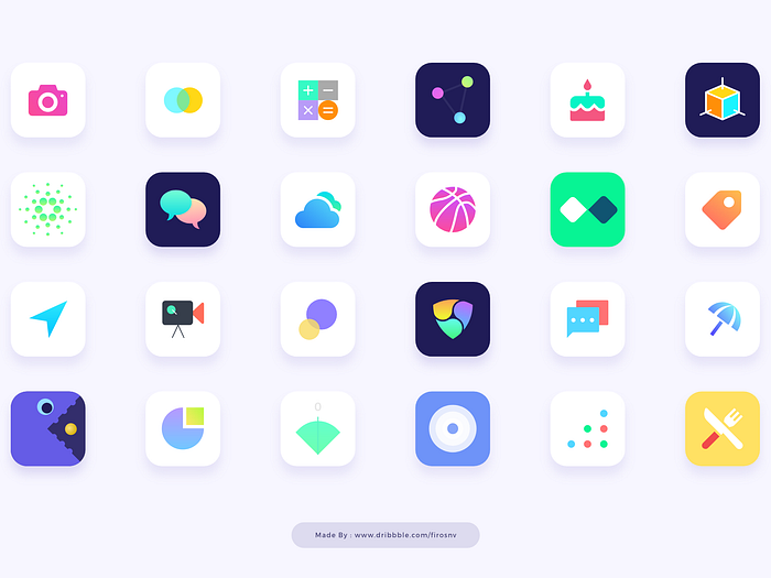 App Icons made by Adobe XD by Firos nv on Dribbble