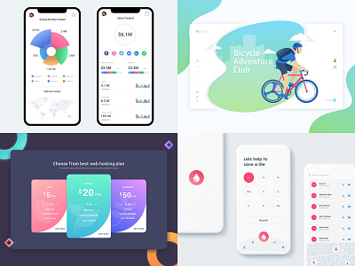 2018 app apps behance colors design dribbble flat icon illustration interface ios minimal ui ux