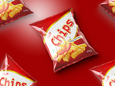Hot chips Design branding design graphic design illustration typography vector