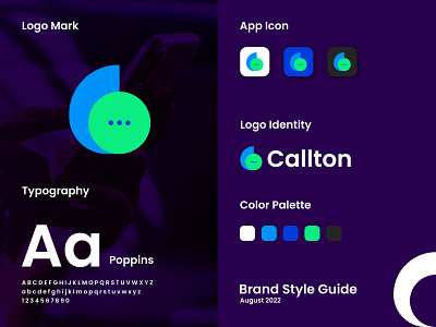 Callton | Modern Logo | Chat Logo abstract brand brand identity brand logo branding business business logo chat logo company logo complete brand create logo custom logo logo logo design logo maker logo mark minimal logo modern logo social logo timeless logo