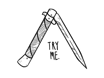 triflin' feminist gang knife switchblade