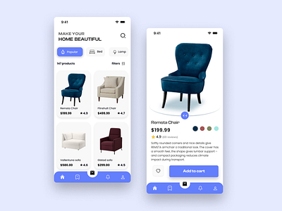 Furniture App Design app app design app ui design figma design furniture app ui ux