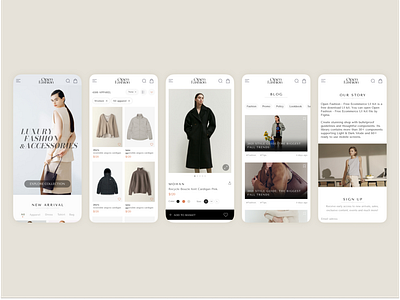 Open fashion App UI (Ecommerce) by Rohan on Dribbble