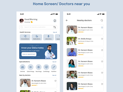 Doctors appointment booking app