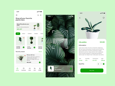 Plant shopping app