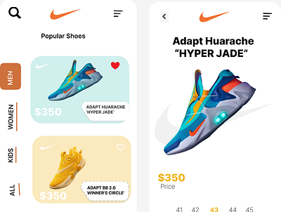 #Nike #uiuxdesign ui