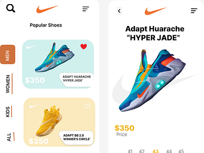 #Nike #uiuxdesign