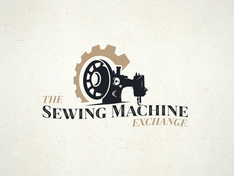 Sewing Machine | Logo design by Zeeshan Nawaz on Dribbble