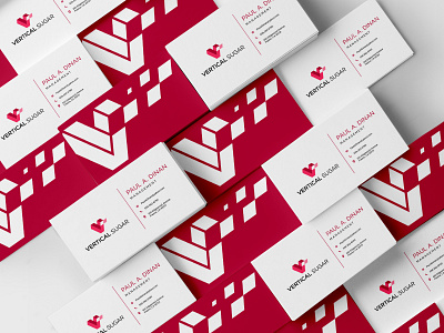 Vertical sugar | Card design business card graphic illustrator