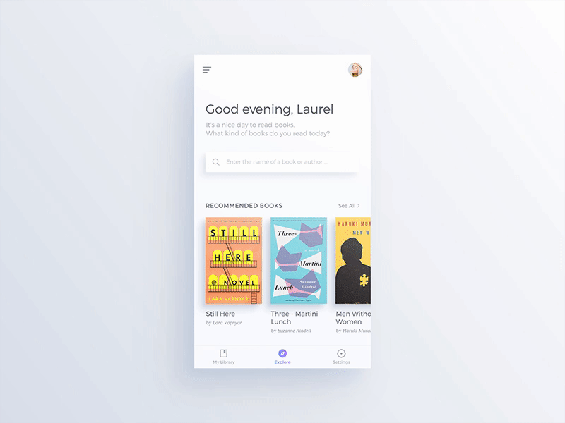 Books App Concept #02