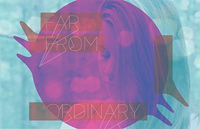 Far From Ordinary cover design mix music type