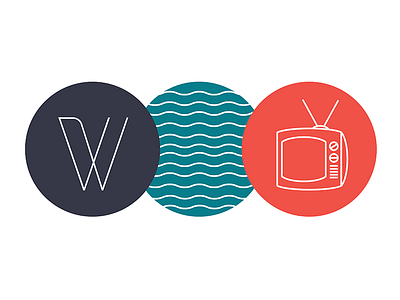 WSEATV 4 brand icon identity illustration logo nh ocean portsmouth sea television tv type w water wave