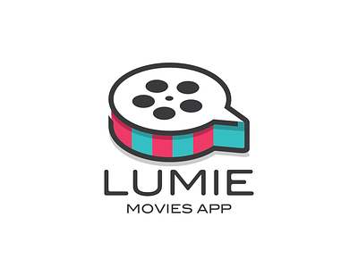 Lumie Logotipo app concept branding cine design guanajuato icon león logo logotype méxico vector