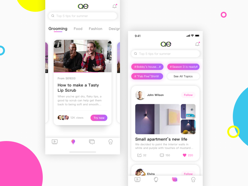 Video UI Design 02 by WuYilun on Dribbble