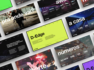 D-Edge data electronic music hotsite keynote layout music nightclub numbers party powerpoint presentation ui uiux ux webdesign website