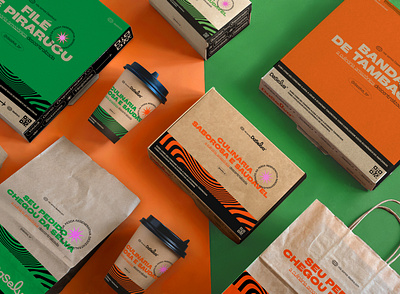 DaSelva Packaging amazon amazon food amazonia box branding daselva food green orange packaging paperboard trendy vintage
