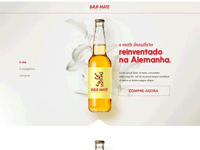 Baer-mate UIUX drink ui ui ux uiux ux webdesign