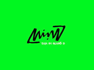 MinD Agency logotype brand branding green logo logotype mind