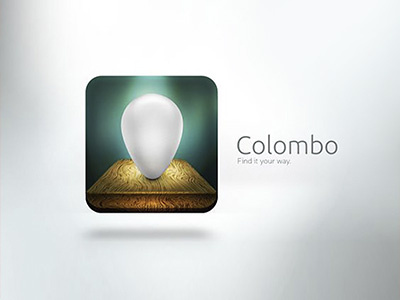 Colombo app icon app colombo egg icon