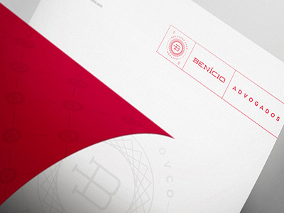 Benício Lawyers stationary a4 identity lawyer lawyers logo logotype stationery