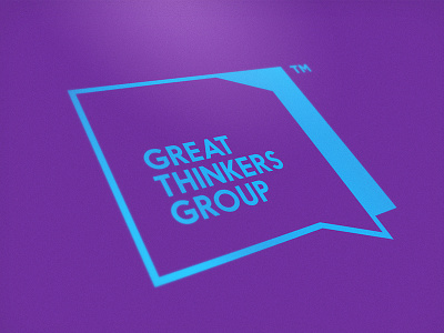 Great Thinkers Group brand branding colorful door lecture logo logotype oportunity speech