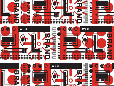 Repeat Pattern design fun illustration pattern print promo web