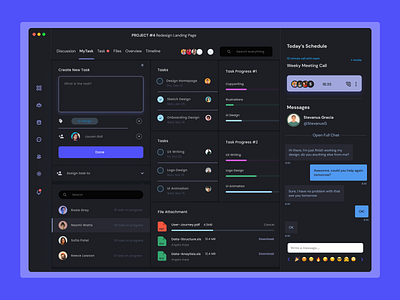 Team Management - Dark Mode