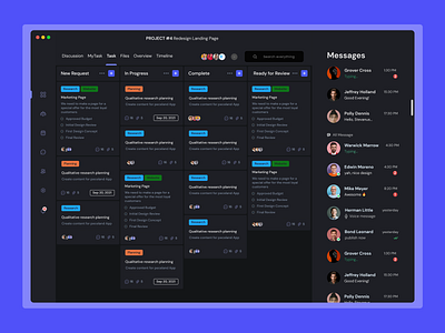 Team Management - Dark Mode