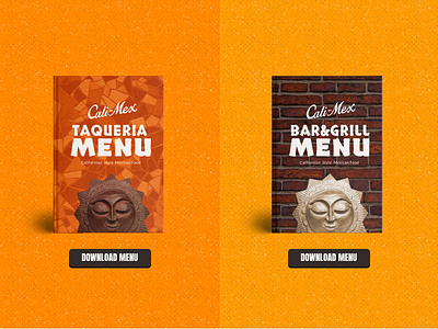 Mexican menu books graphic design