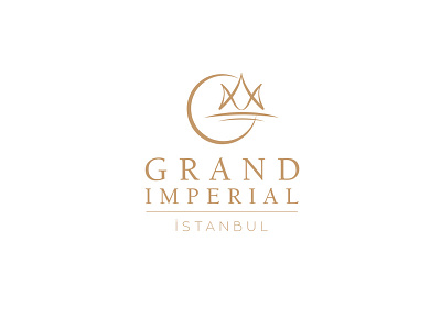 Grand Imperial Istanbul / Luxury living space bridge emblem g letter grand logo luxury
