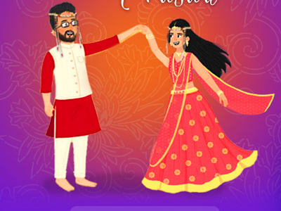 Wedding Invitation Doodle chata doodle indian wedding wedding invitation