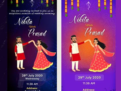 Indian Wedding Invitation