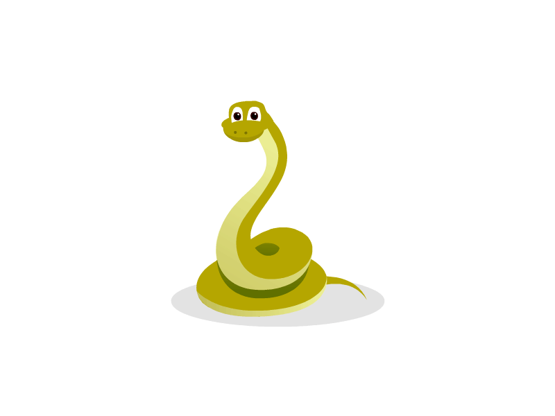 Snake Animation 2d animation animation clipart flat art illustration rattlesnake small animation snake