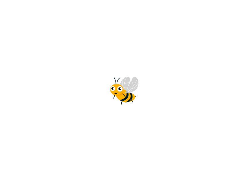 Flying Bee 2d 2d animation animation bee insect