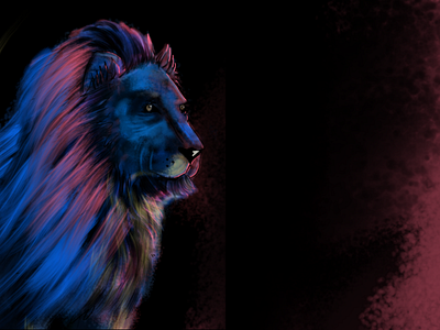 Lion- Visual art