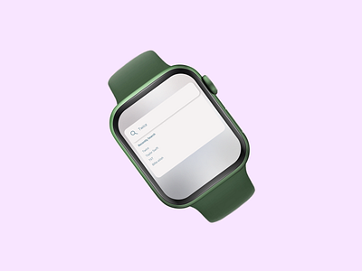 Search 3d app appdesign design figma graphic design smartwatch ui ux