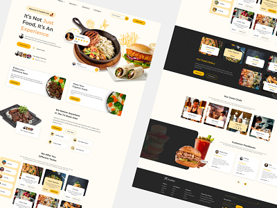 Restaurant Landing Page Design // Website