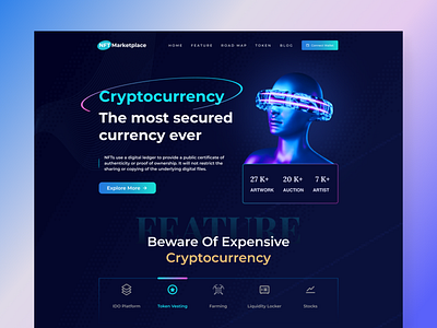 NFT MARKETPLACE // WEBSITE branding creative design creative ui crypto ui cryptoui design digital nft ui figma interaction design interactive modern ui nft nft portfolio nft ui nft ui ux nft web nft web design nft web ui ui uiux