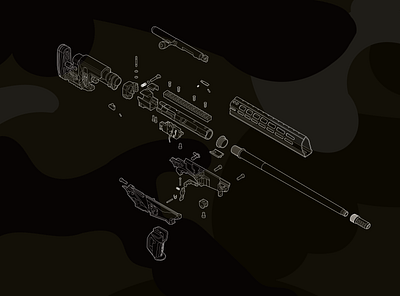 Exploded View of the Ruger Precision Rifle