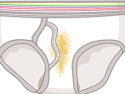Pee stained undies. Grody by John Cardwell on Dribbble
