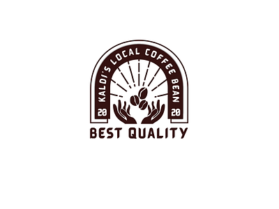 Kaldi's Coffee Bean Logo branding design graphic design logo vector